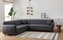 Atelier Del Sofa Eddy Corner 2 (3L-C-3R) - Gris oscuro
